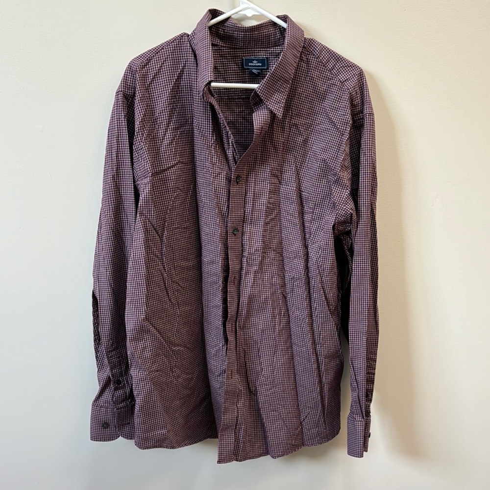Men's Checkered Button-Up Shirt